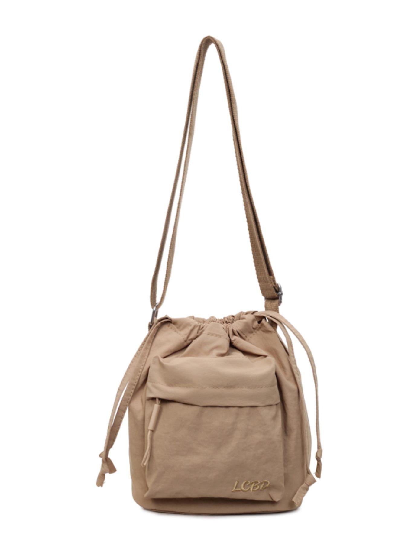 Women's Solid Color Zipper Closure Crossbody Bag, Fashion Versatile Cloth Bag, Everyday Crossbody Bag, Perfect for Daily Use and Travel, Women's Stylish Accessory