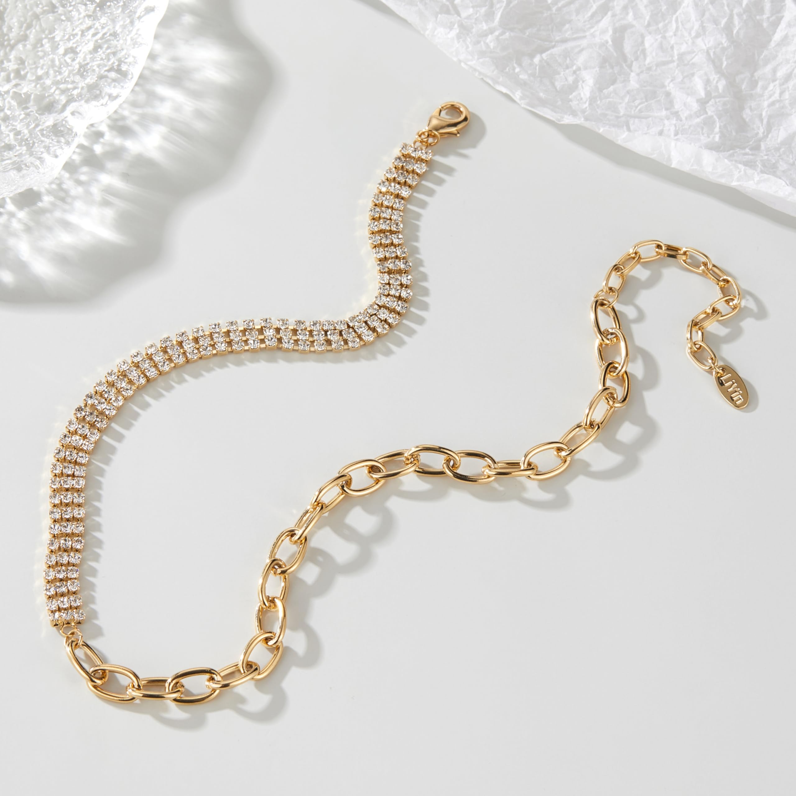 MYTYS Shiny Pendant Necklace Sophisticated Simple Style Daily Unique Luxury Jewelry in Velvet Bag or Gift Box Perfect Present