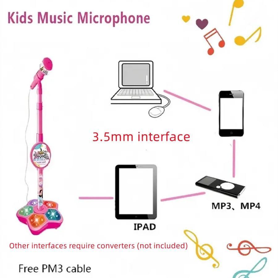 K-pop microphones, guitar toys, karaoke machines with lights, singing machines, fun music toys for girls, birthday gifts for boys and girls, perfect birthday gifts for girls