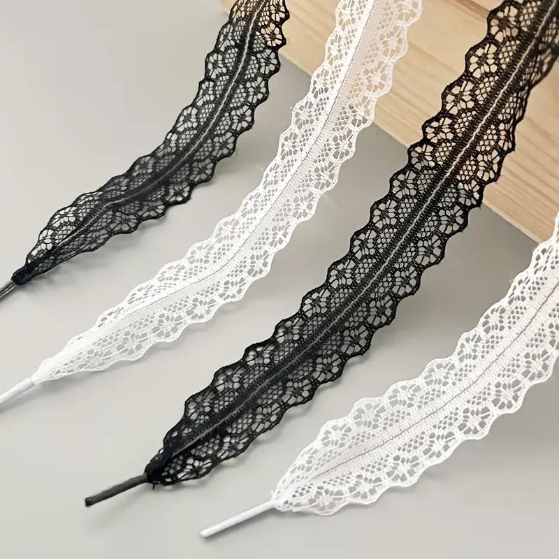 2 Pairs Colorblock Lace-Up Shoe Laces, Durable Replacement Laces, Ideal for Sports Shoes and Casual Wear