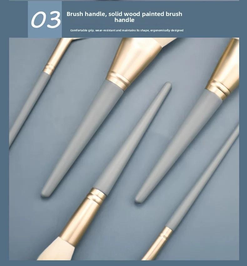 10 pieces of Blue Bridge makeup brush, a whole set of makeup tools, powder brush, eye shadow brush, soft hair brush