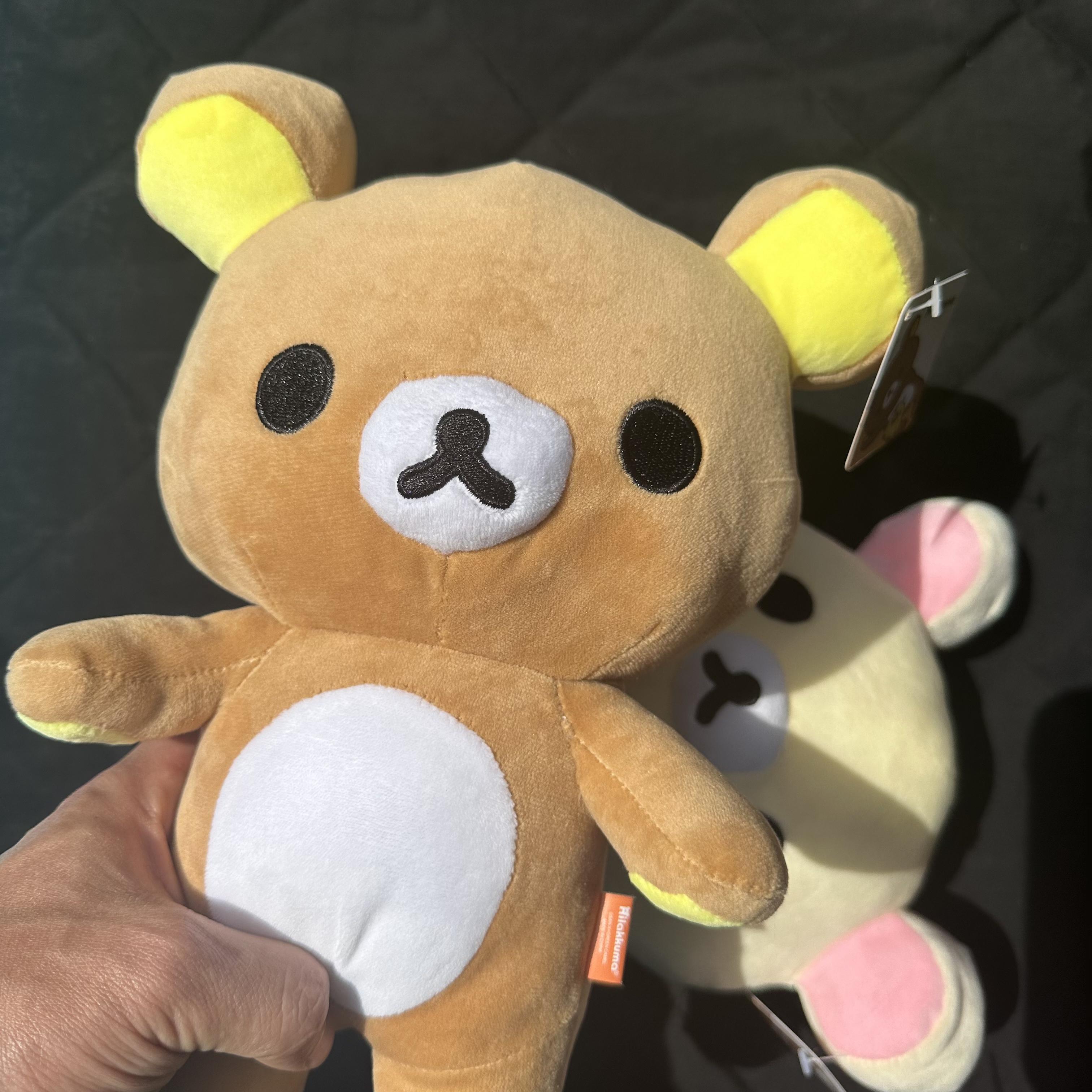 Anime Rilakkuma Cartoon Soft Plush Doll, Kawaii Unisex Room Decor, Classic Teddy Bear Toy, Christmas Gifts for Girls