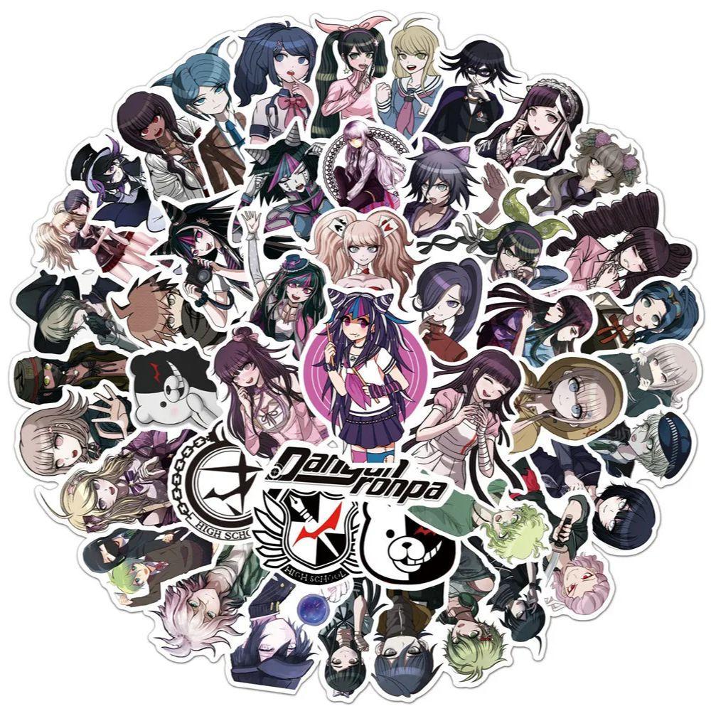10/30/50PCS Danganronpa INS-Style Personalized Graffiti Waterproof Stickers for Refrigerator, Luggage, Water Cup