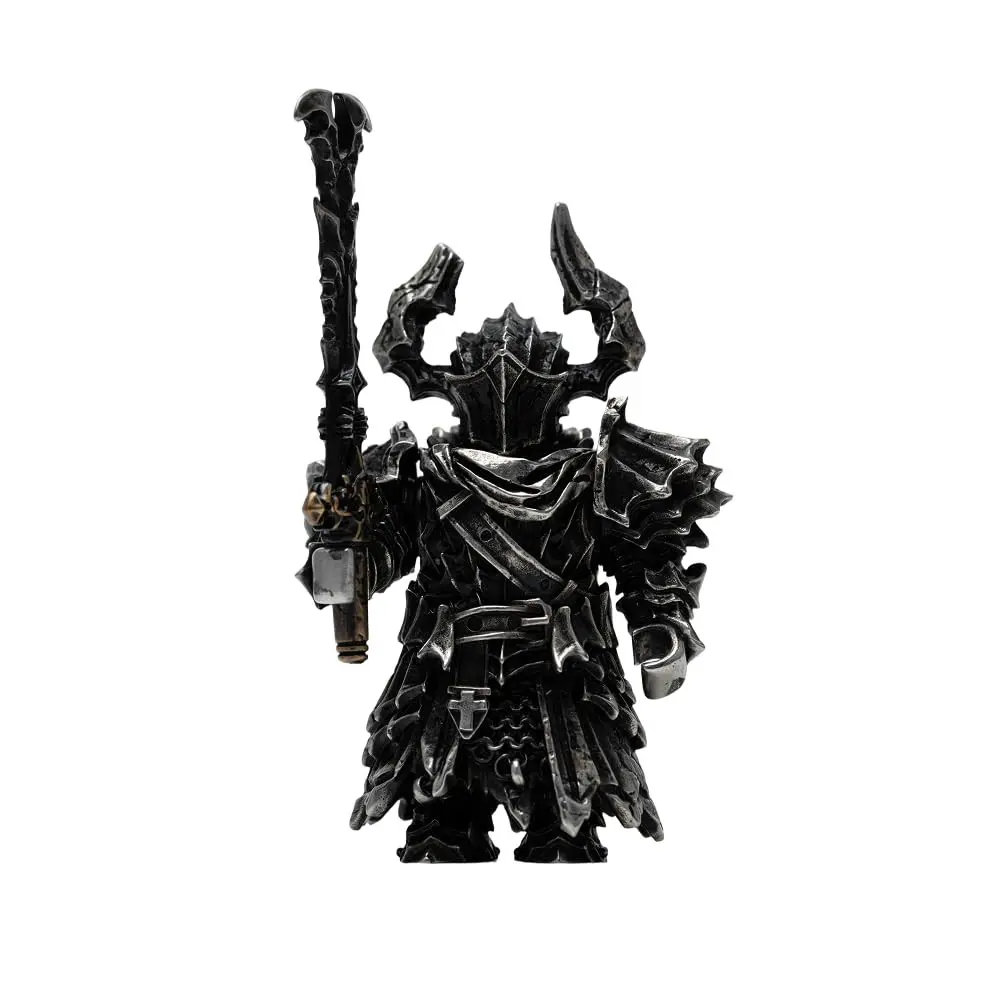 Gothic Knight Metal Figure Set, Dark Fantasy Detachable Armor Statue with Weapons, Cool Desktop Decor, Men's Gift