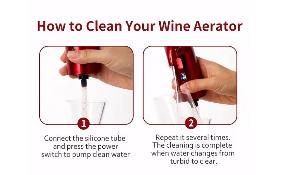 Wine Aerator, Wine Decanter Pump Dispenser Gifts Set,Wine Aerator Pourer Spout.Wine Dispenser Pump Wine Accessories, Wine Gifts for Wine Lovers Black-