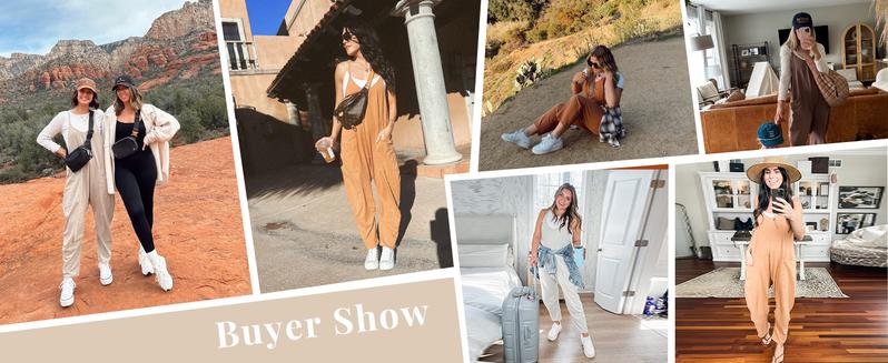 Tanming Women's Causal Jumpsuits Harem Overalls V Neck Sleeveless Stretchy Adjustable Strap Romper with Pockets Womenswear Casual FallFreshness