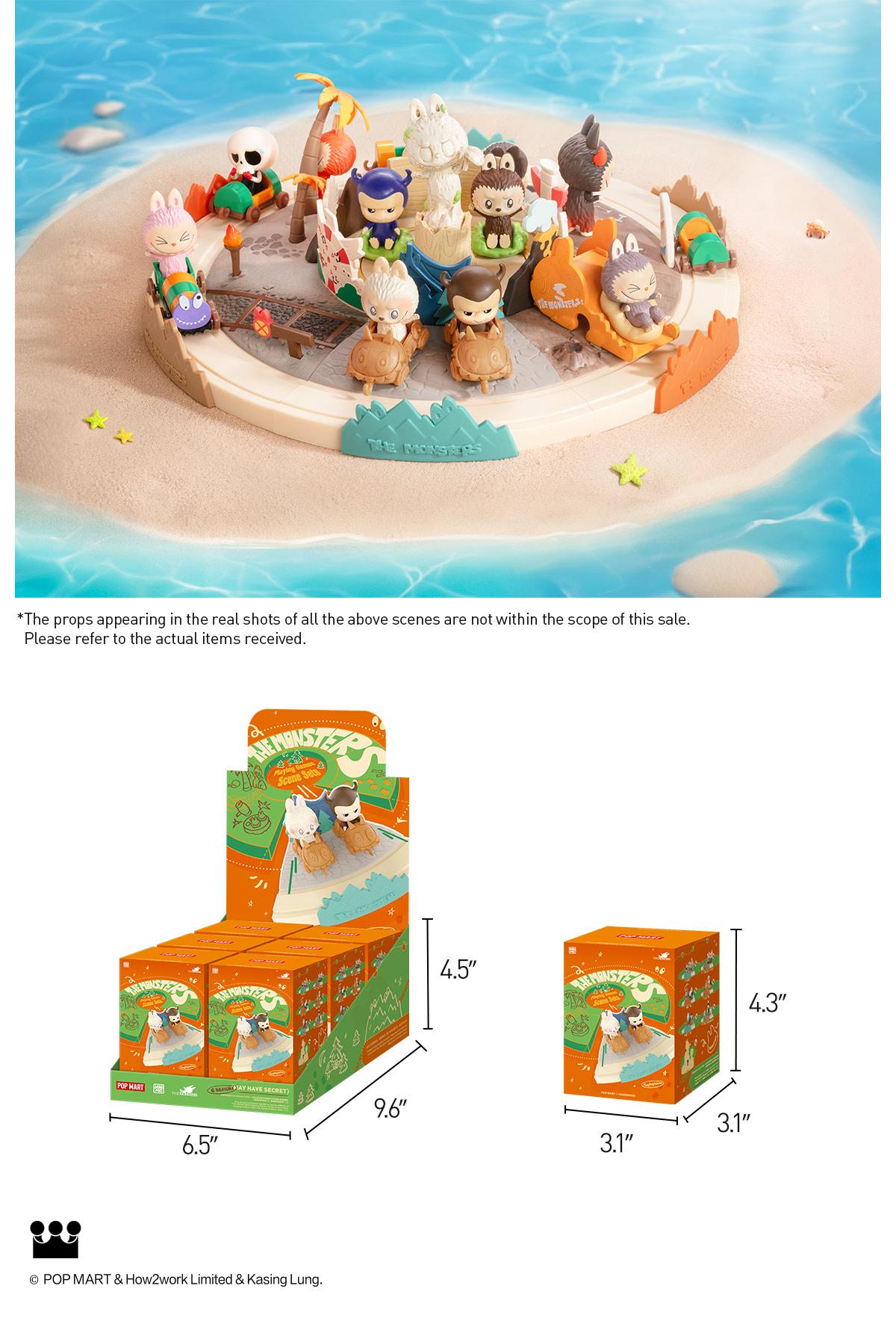 POP MART THE MONSTERS Playing Games Series Scene Sets, Blind Box, Mystery Box