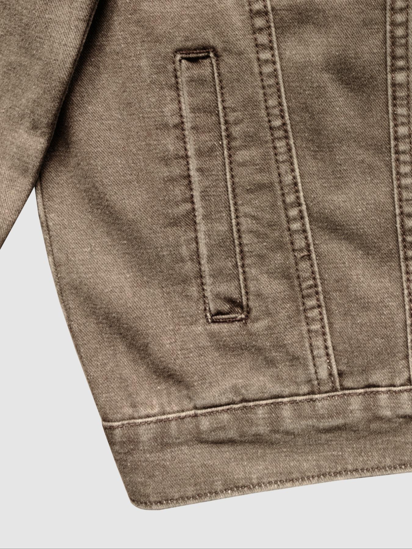 Women's Plain Button Front Drop Shoulder Denim Coat, Casual Long Sleeve Collared Pocket Outerwear for Daily Wear, Ladies Clothes for All Seasons, Clothing for Women