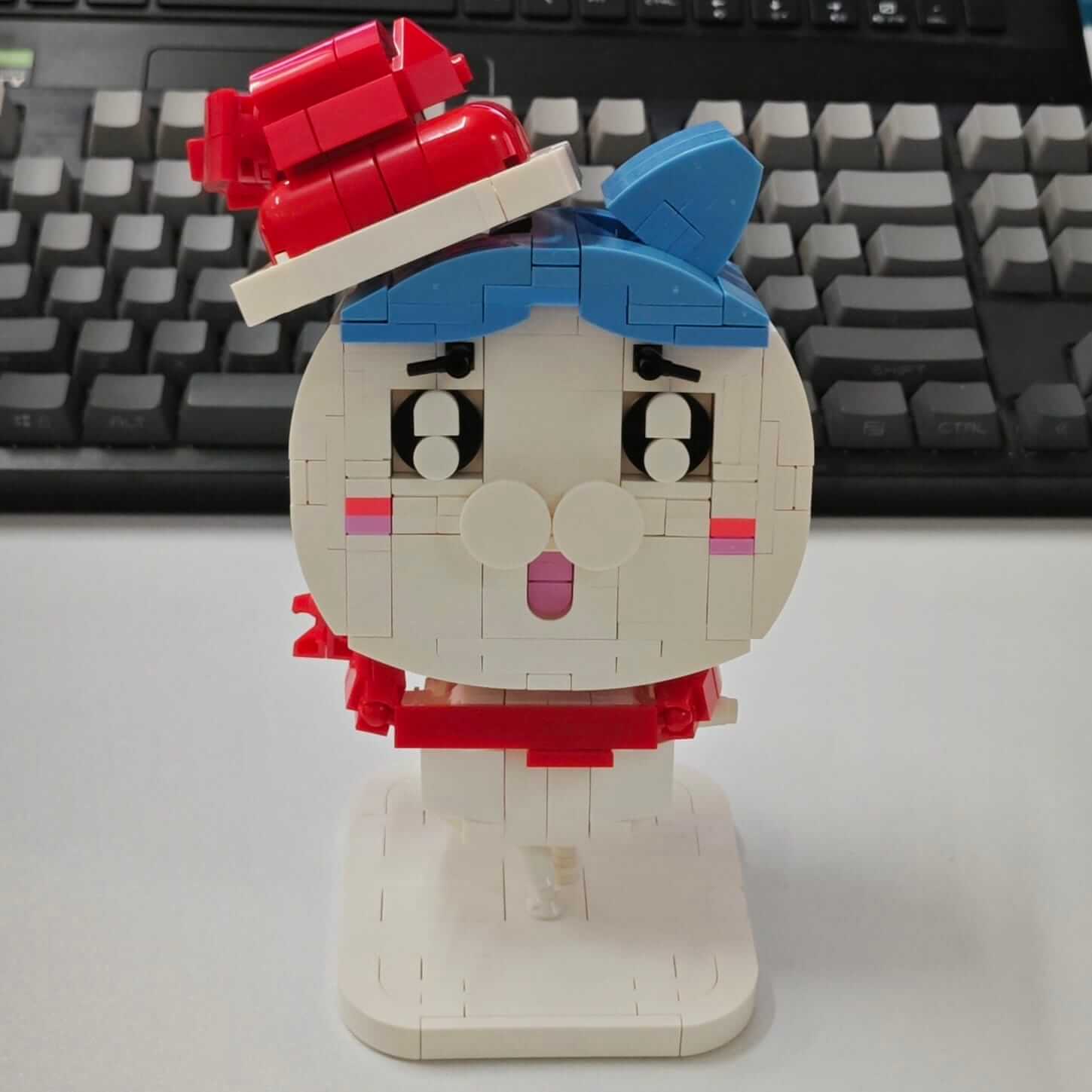 454PCS Anime Style Cute Character Building Blocks Set DIY Buildable Cartoon Figure Model Kit Easy Assembly Desk Display Ornament Birthday Gift Valentines Day Gift Easter Gift Halloween Gift Thanksgiving Gift Christmas Gift New Year Gift