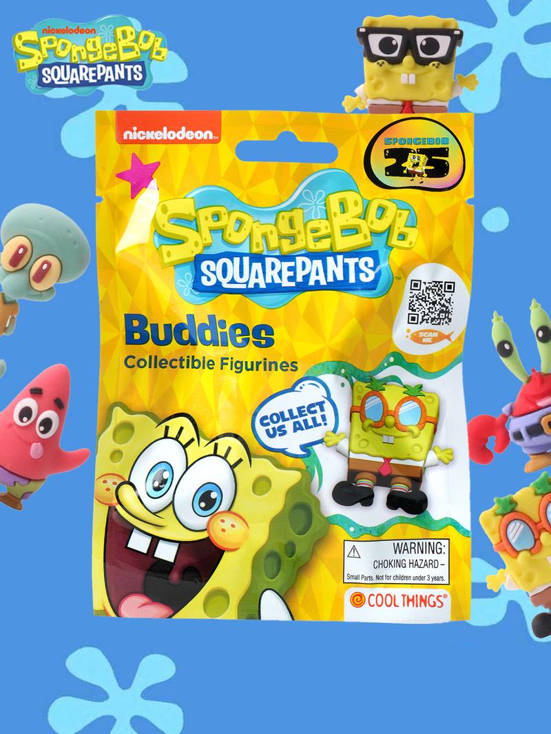 Nickelodeon SpongeBob SquarePants 3D Figurine Blind Bag - Collectible Figurine Featuring Patrick, Mr. Krabs, Squidward & SpongeBob - Fun & Expressive Designs for Room Decor - Great Gift for Fans Nickelodeon SpongeBob SquarePants 3D Figurine Blind Bag - Collectible Figurine Featuring Patrick, Mr. Krabs, Squidward & SpongeBob - Fun & Expressive Designs for Room Decor - Great Gift for Fans