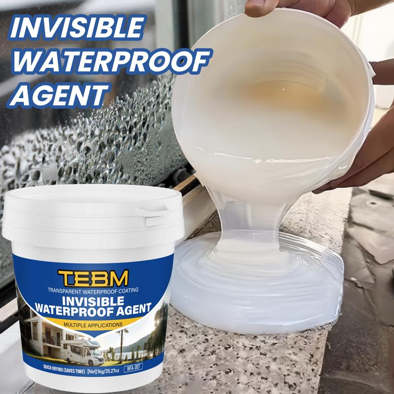 Transparent Invisible Sealing Waterproof Glue, Long Lasting Adhesive, Multi-Functional RV Roof Leak Proof Coating, Effective Waterproof Sealant for Home and RV Leaks Repair
