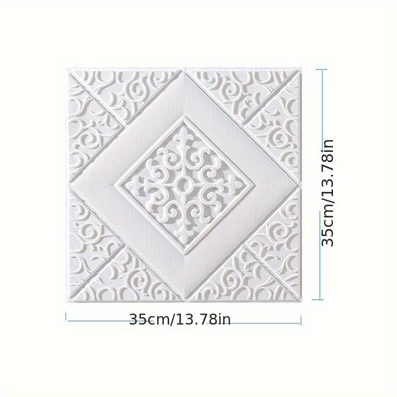 Self-Adhesive Pineapple Wallpaper, Ceiling Renovation Sticker, Accent Wall Peel and Stick, Wall Decor for Kitchen Living Room Bedroom, Hallway Wall Decoration, Pattern