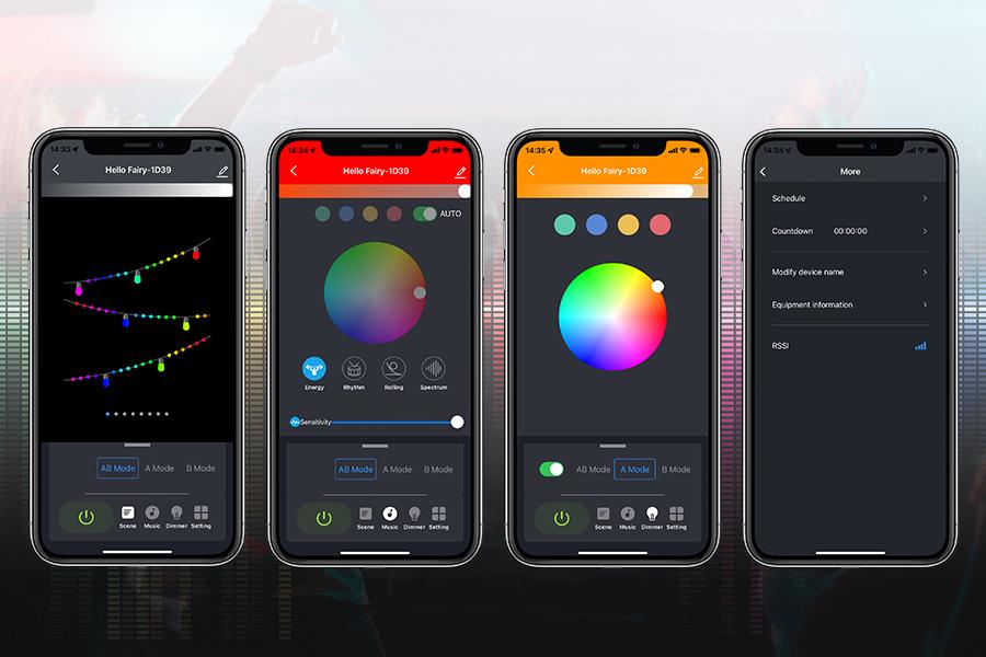 Smart Outdoor Patio Lights - 46ft Smart S14 Independence Day String Lights, Waterproof Shatterproof Bluetooth APP Remote Control Dimmable for Balcony, Backyard, Party, Holiday (RGB & Warm White) Smart Outdoor Patio Lights - 46ft Smart S14 Independence Day String Lights, Waterproof Shatterproof Bluetooth APP Remote Control Dimmable for Balcony, Backyard, Party, Holiday (RGB & Warm White)