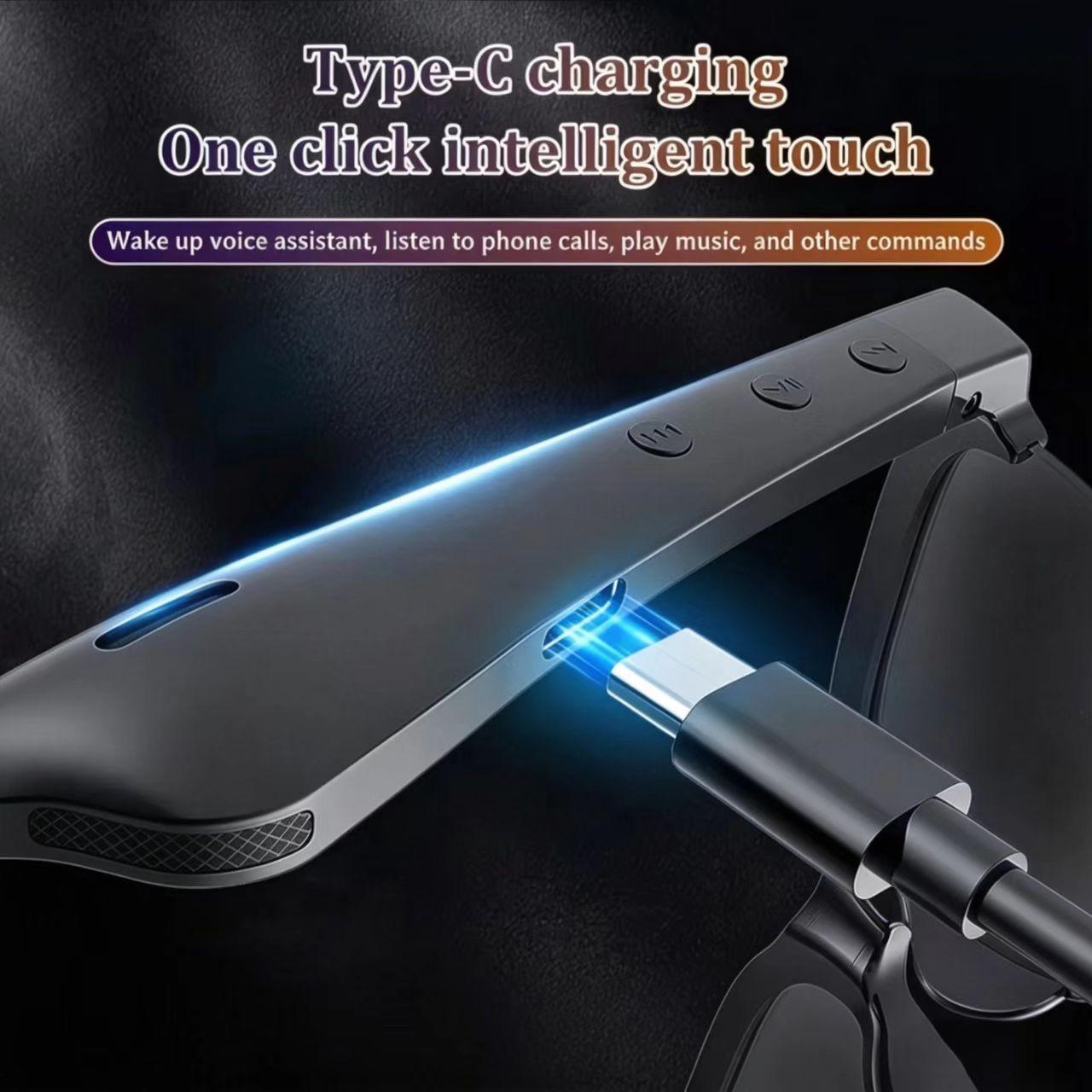 Universal Smart Eyewear, Supports Wireless Calling, Music, Clear HD Lenses, Touch Operation, Works with iOS & Android