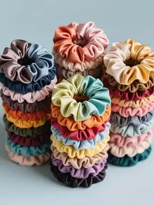 30pcs Random Hair Bun Maker Kit, Bulk Color Variety, Small Elastic Hair Bands for Braids, Ponytails, Buns, All-Season Use, Ponytail Hairstyle