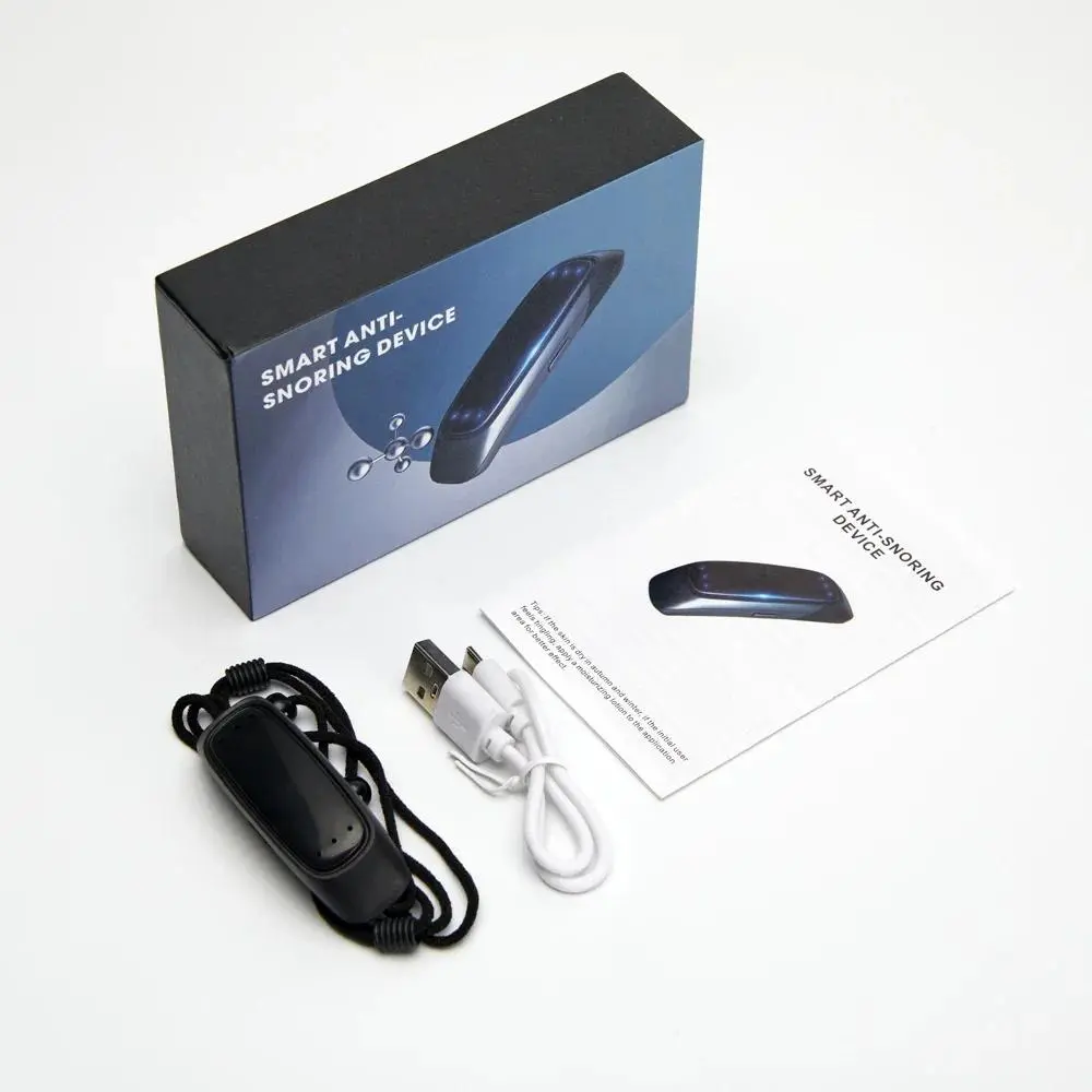 Stop Snore Portable Comfortable Sleep Well Stop Snore Health Care Sleep Apnea Aid USB Smart Anti Snoring Device