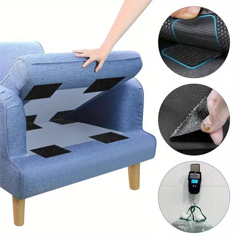 5 Pairs Strong Double-Sided High Adhesive Carpet Fixing Tape, Anti-Slip Edge Seal, Durable Sticky, Easy to Remove, for Carpets and Floors, Double Sided Tapes
