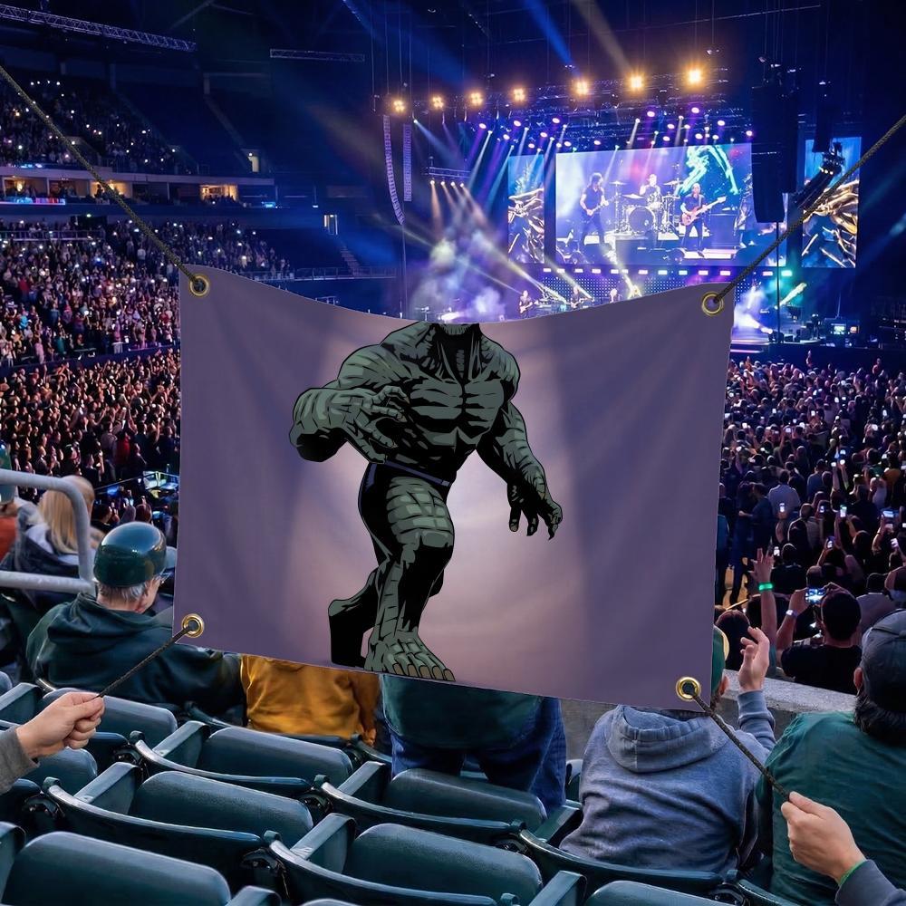 A-Abomination MOVIE Flags Multi Size Atmosphere Flag, Cheerleading Hand Pulled Banner, Portable Outdoor Event Flag & Wall Decor for Sports, Parties, Home and Room Decoration