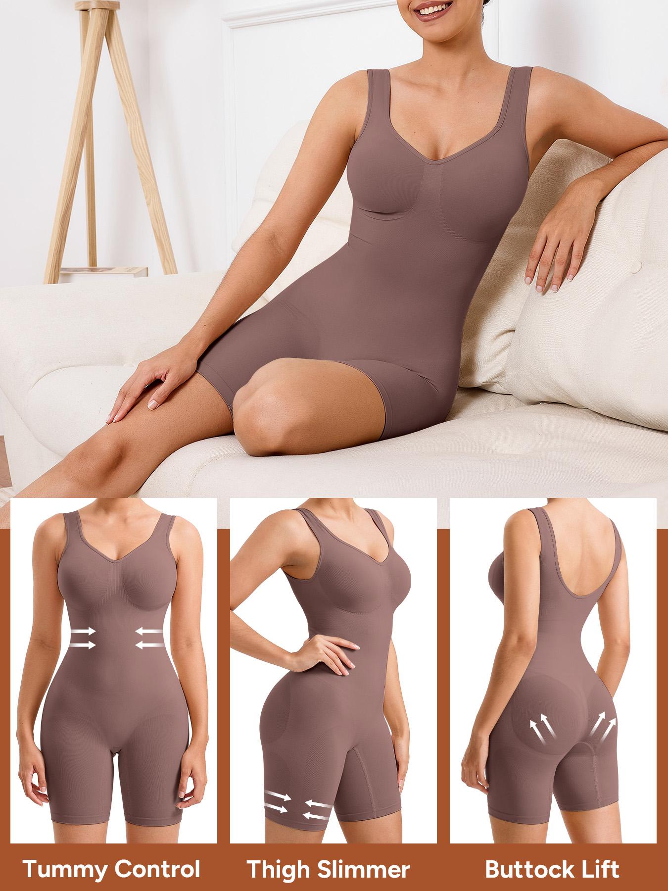 Women's Ultra-Elastic Shapewear Vest Without Cup Pads, Abdominal Cinching & Chest Lifting, Invisible Seamless All-Day Comfort Underwear