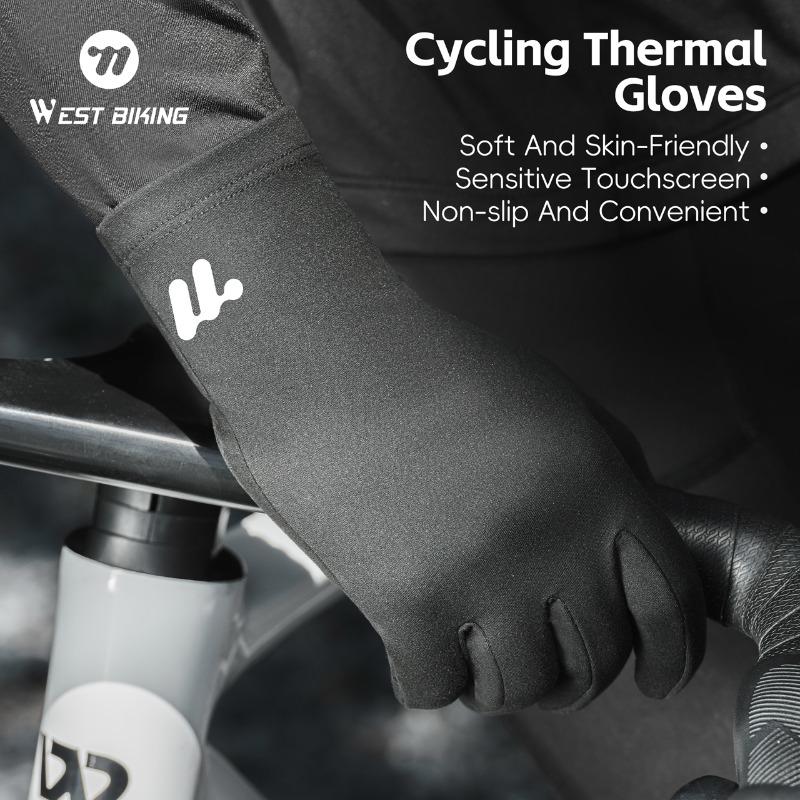 WEST BIKING Winter Gloves.Highly Elastic Soft And Skin Friendly Outdoor Sports Gloves,Touch Screen Windproof Thermal Gloves,Full Finger Anti Slip Design for Ski Scooter Motorcycle Bike Cycling