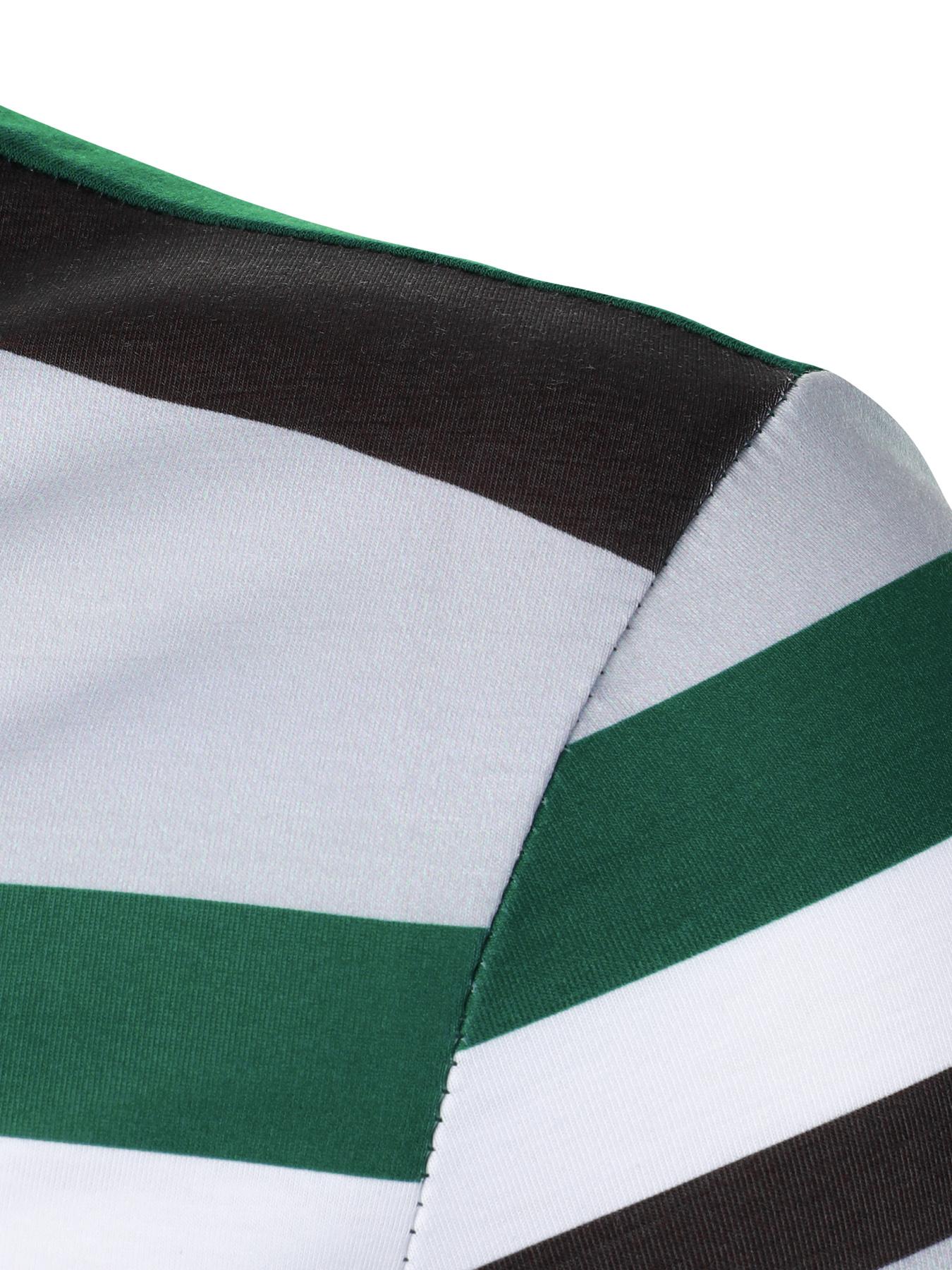 Men's Polo Shirt Short Sleeve Colorblock Design Top, Casual Fitted Style for Daily Wear & Outdoor Sports, Perfect Holiday Gift for Fashion Men