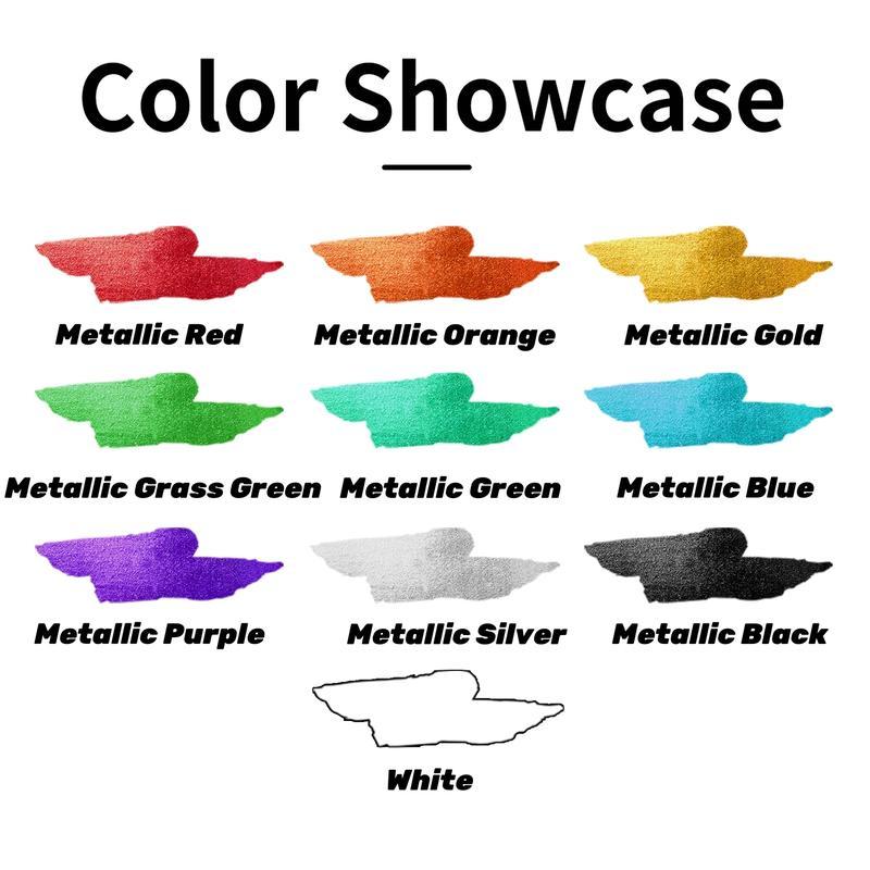 Temporary Tattoo Markers for Skin, 10/15/30 Count Body Markers, Flexible Brush Tip, Bright Colors, High Pigment, Face Paint Kit, Christmas Gifts