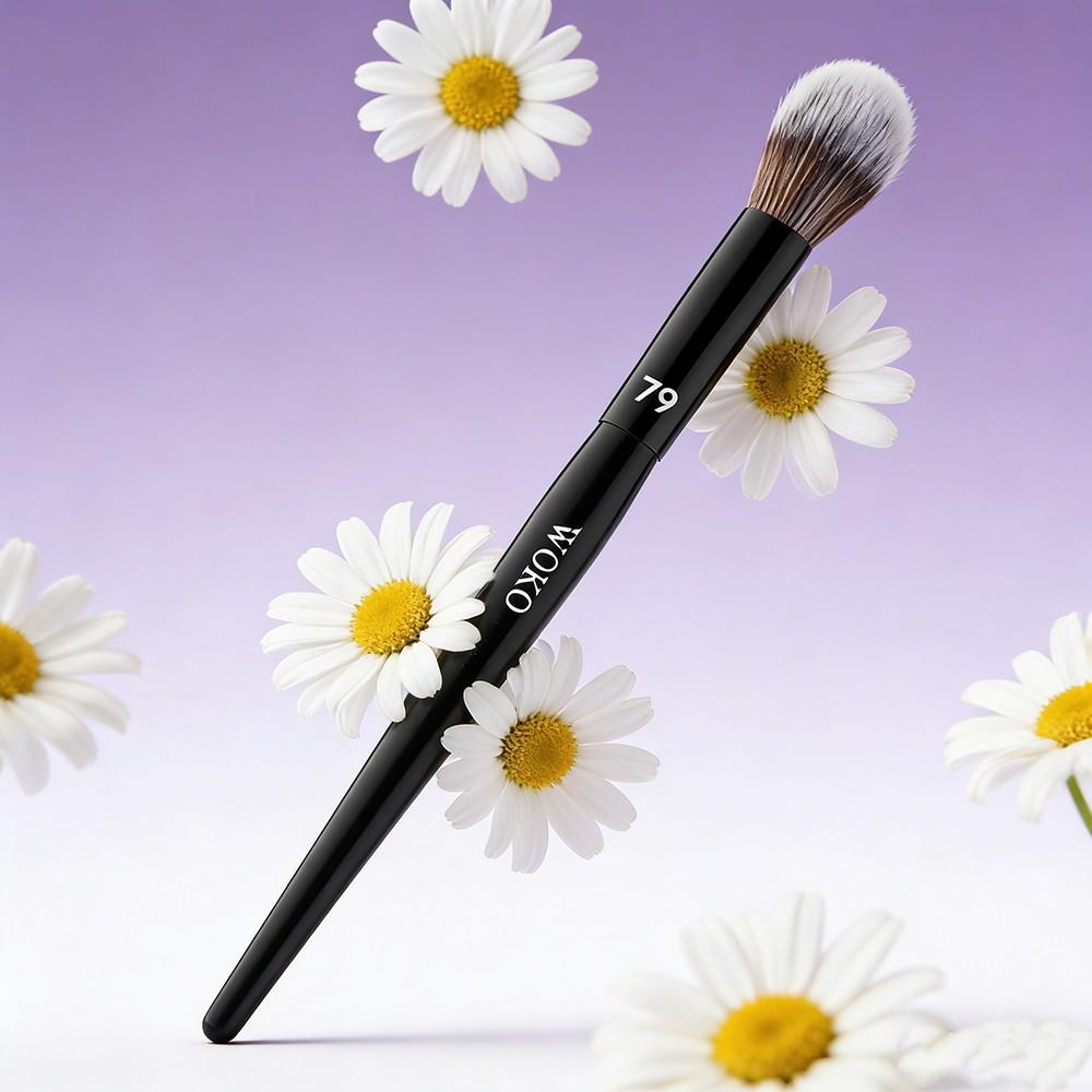 Pro79# Contour Brush, Face Contour Setting Powder, Sculpting Brush, High Quality Tapered Highlighter, Contour Powder Makeup Tool