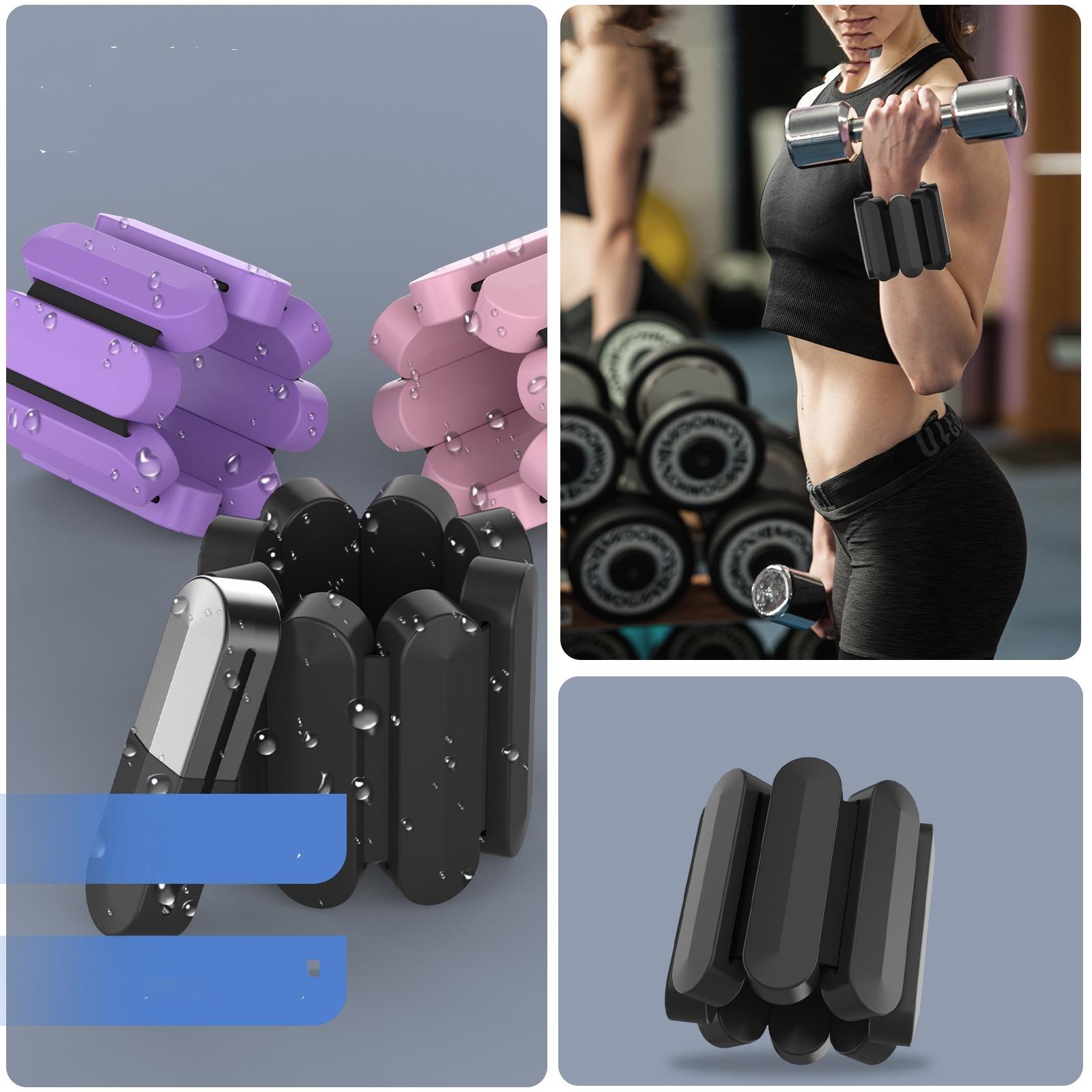 Adjustable Wrist Weight Set (2 Pieces), Wearable Wrist & Ankle Weights, Ideal for Yoga, Dance, Ballet, Pilates, Aerobics, Walking, Hand Weights