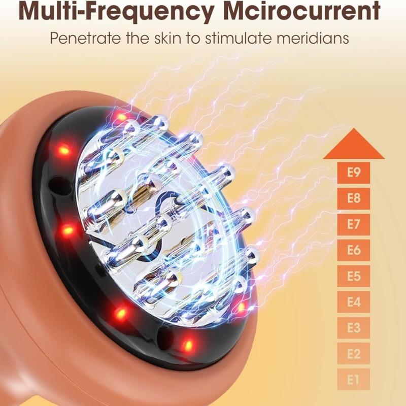 Electric massager, 9 suction modes, wireless charging, intelligent cupping massager, Smart Cupping Machine, suitable for arms, legs, and back, Chargeable