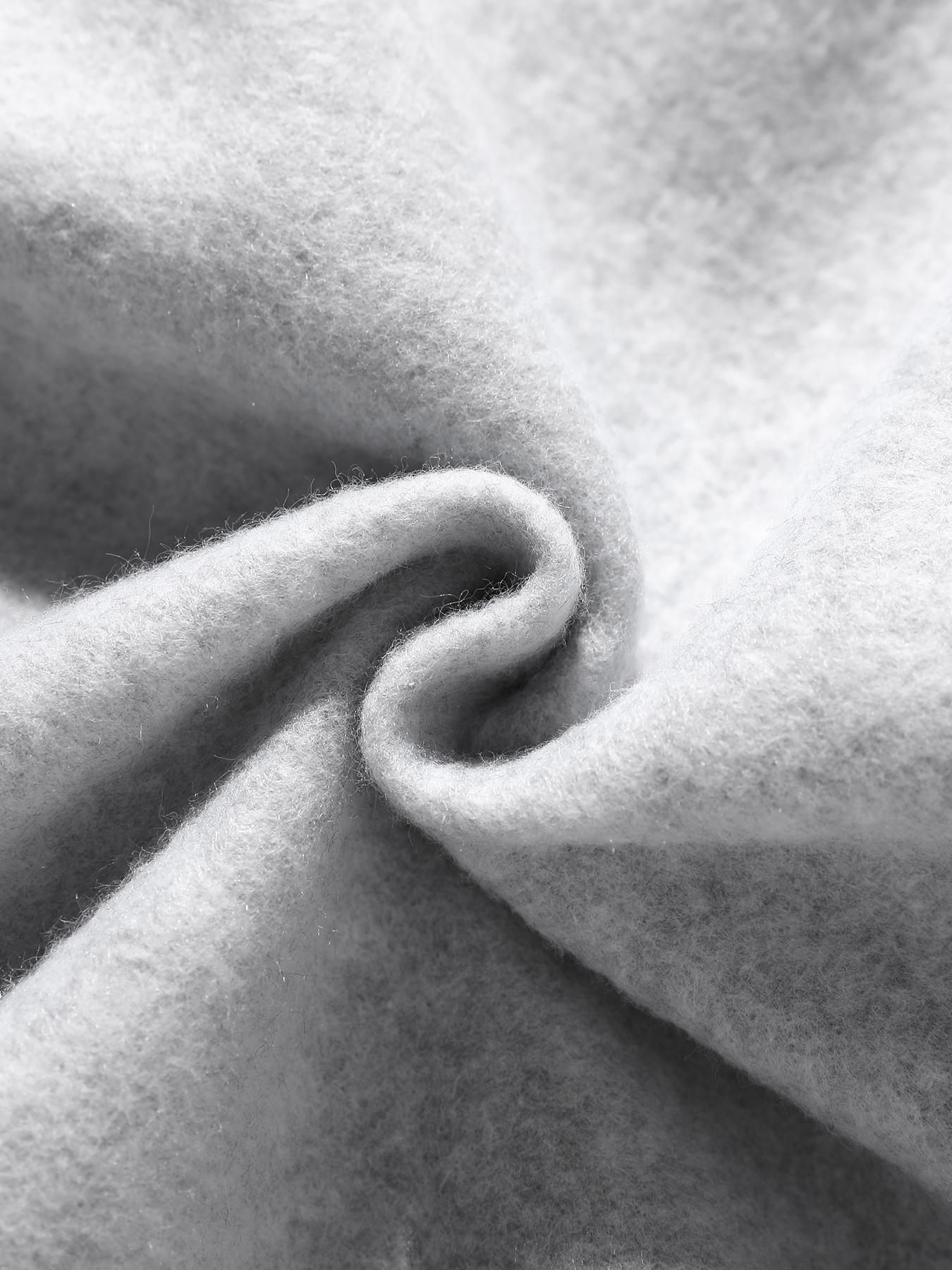 Men's Fleece-Lined Athletic Half-Zip Hoodie - Fitted, Plain Color, Basic Style, Warm & Comfortable for Daily Wear, Street Casual & Outdoor Activities， Unisex Fleece Casual Sweatshirt ，Men's Upper Body Sweater