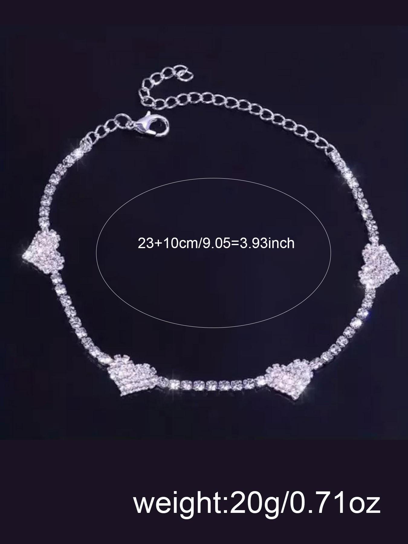 Fashion Heart Anklet, Trendy Holiday Accessory, Women's Fashion Anklet, Perfect Gift Choice, Unique Design, Stylish Jewelry