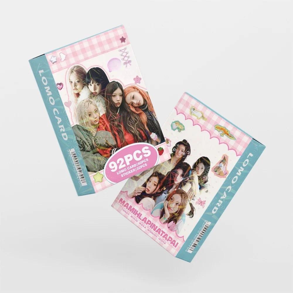 92PCS Korean Hot Idol New Album "MAMIHLAPINATAPAI" HD Lomo Cards YUNAH MINJU MOKA WONHEE IROHA High Quality Small Cards