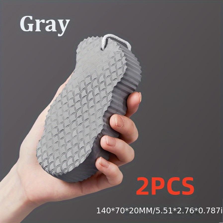 New 1/2pcs Magic Sponge Bath Sponge Body Dead Skin Remover Exfoliating Massager Cleaning Shower Brush Exfoliant Exfoliating Tool
