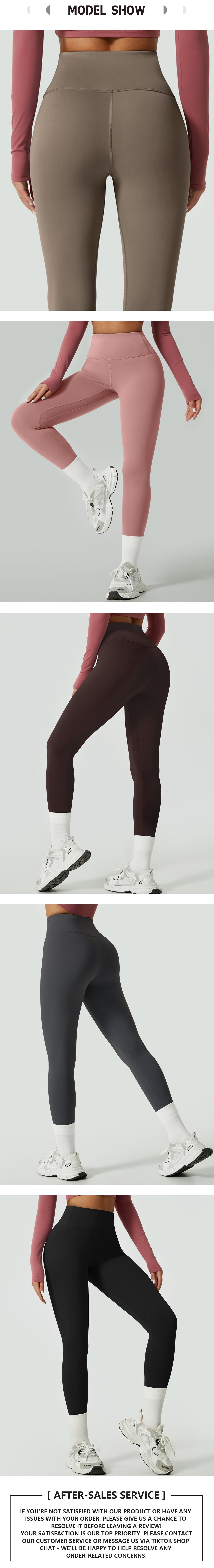 NcmRyu High Waist Yoga Leggings Women Tummy Control Workout Pants Stretchy Gym Tights for Running Training Fitness Buttery Soft Fabric