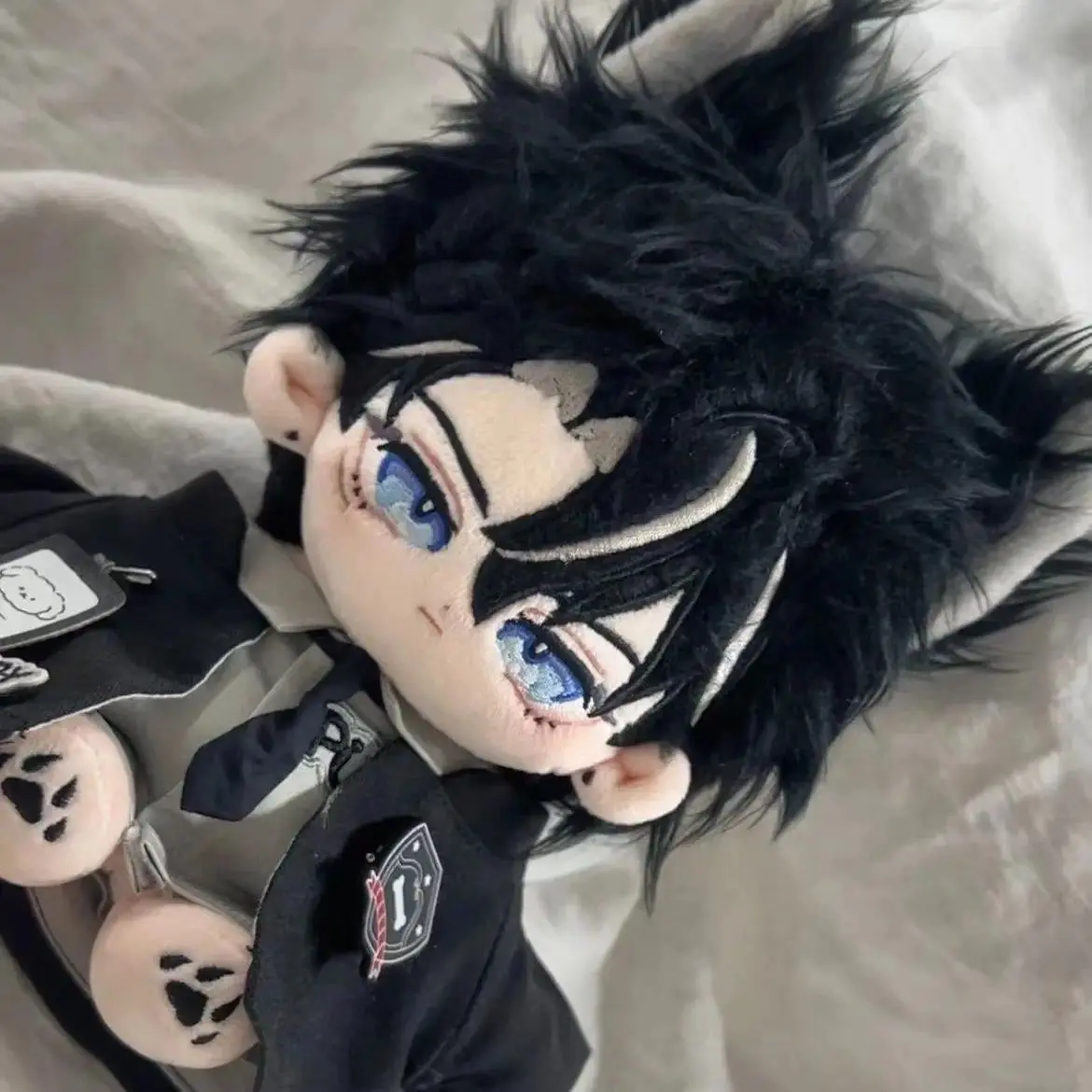 20cm Genshin Impact Wriothesley Plushie Stuffed Dress-up Doll Wriothesley Plush Doll Body Toys Collectible Figure Gifts