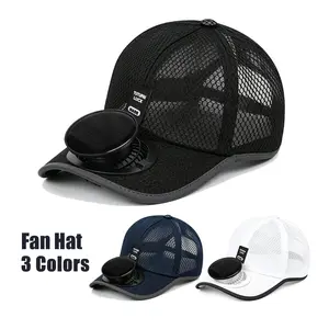 Breathable Solar Fan Baseball Cap - UV Protection USB Rechargeable Cooling Hat for Male, Women - Sports & Outdoor Accessory for Fishing, Hiking, Long Outdoor Adventures