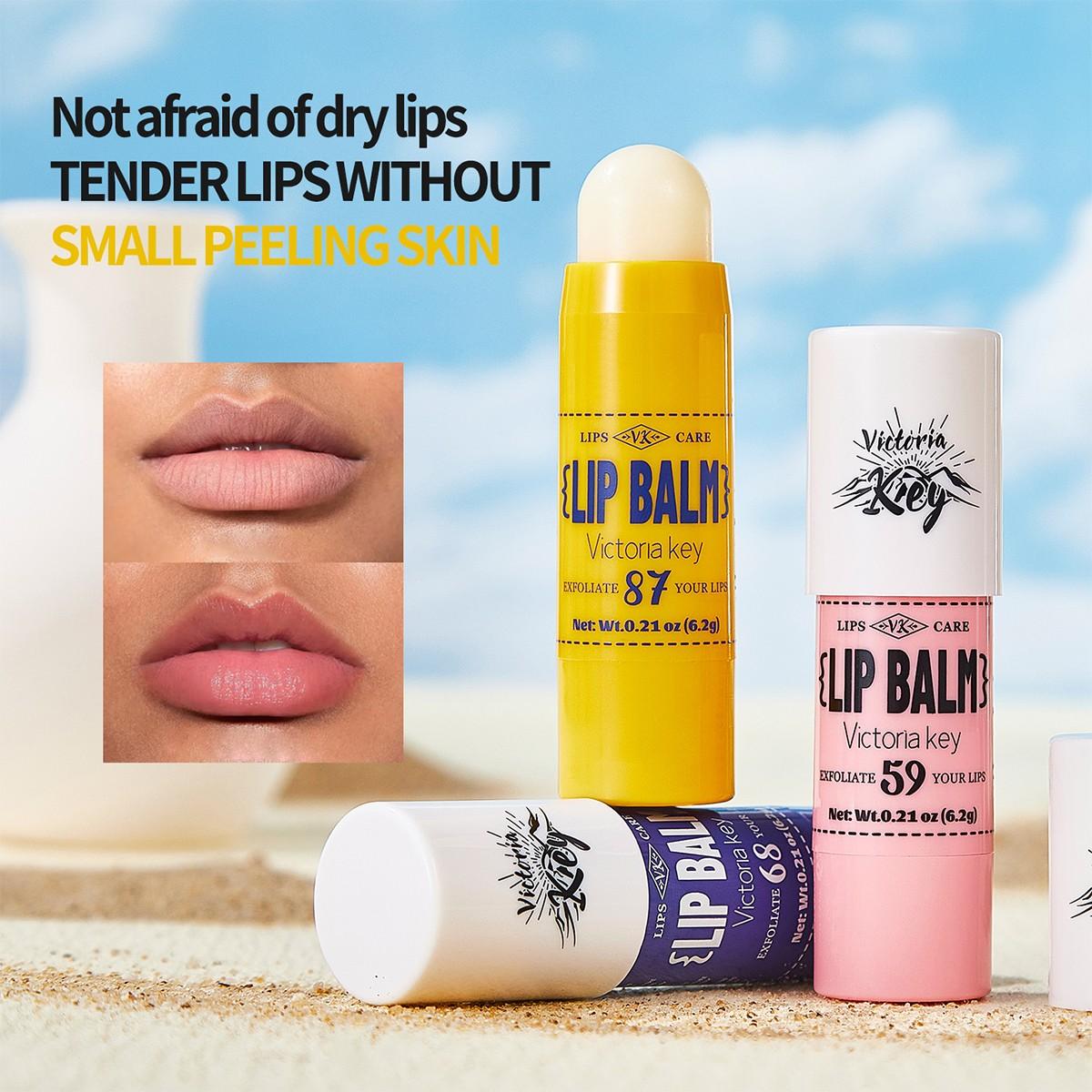 1pc Moisturizing Lip Balm, Instant Hydration, Natural Color, All-Day Shine, Suitable for All Skin Types, Colored Lip Care