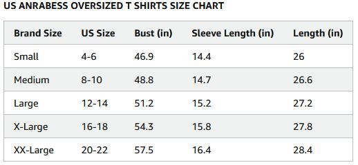 ANRABESS Women's Oversized T Shirts Short Sleeve Crewneck Summer Tops Casual Loose Basic Tee Shirts 2026 Trendy Clothes T-shirts
