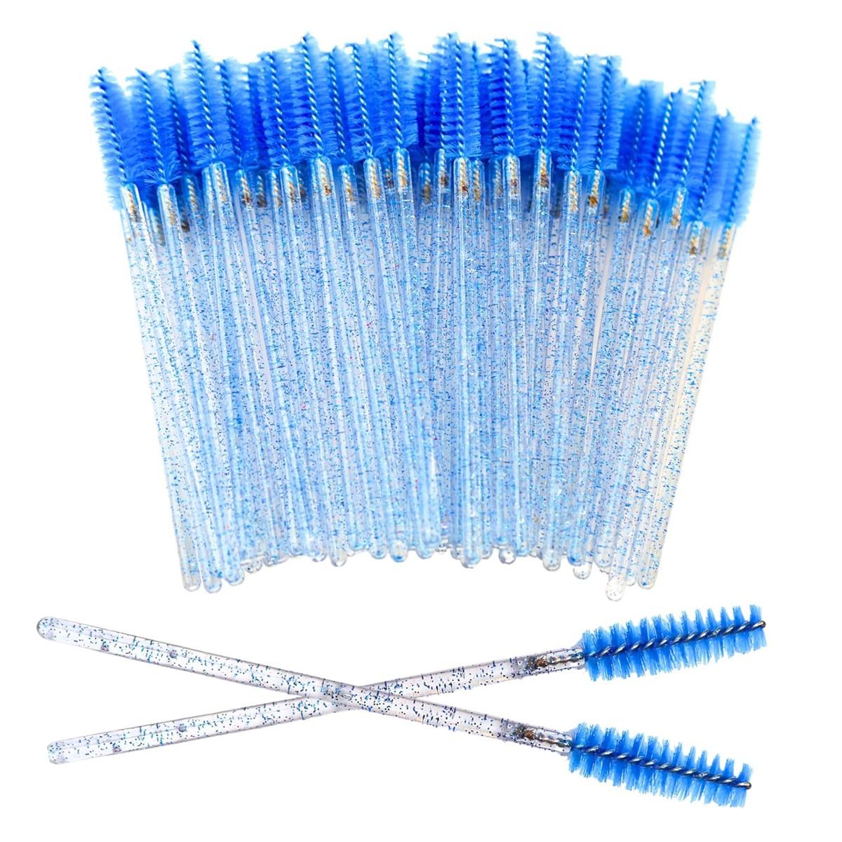 Disposable Eyelash Brush with Storage Container, Bendable Eyebrow Spoolies, Lash Brush for Lash Extensions, Eyebrow Spoolie, Castor Oil Brushes, Makeup, Eyebrow Makeup Tool, Cosmetic