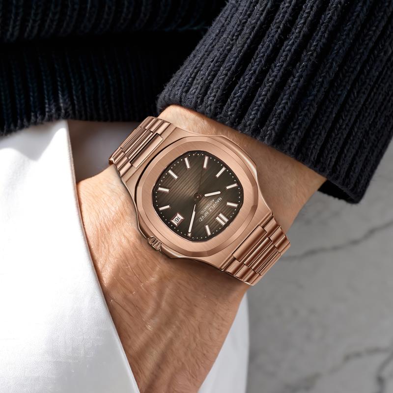 NAVIFLZ NFVZ High Quality Top Luxury Man Watch Sports Waterproof Luminous Date Men Wristwatch Square Dial Automatic Mechanical NAVIFLZ NFVZ High Quality Top Luxury Man Watch Sports Waterproof Luminous Date Men Wristwatch Square Dial Automatic Mechanical