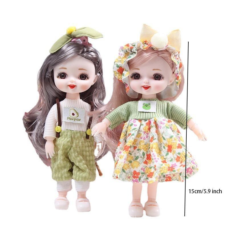 Changeable Doll Princess Gift Set, 17cm Doll Toy, Perfect Birthday Present, Ideal Holiday Gift, Kids' Favorite Plaything