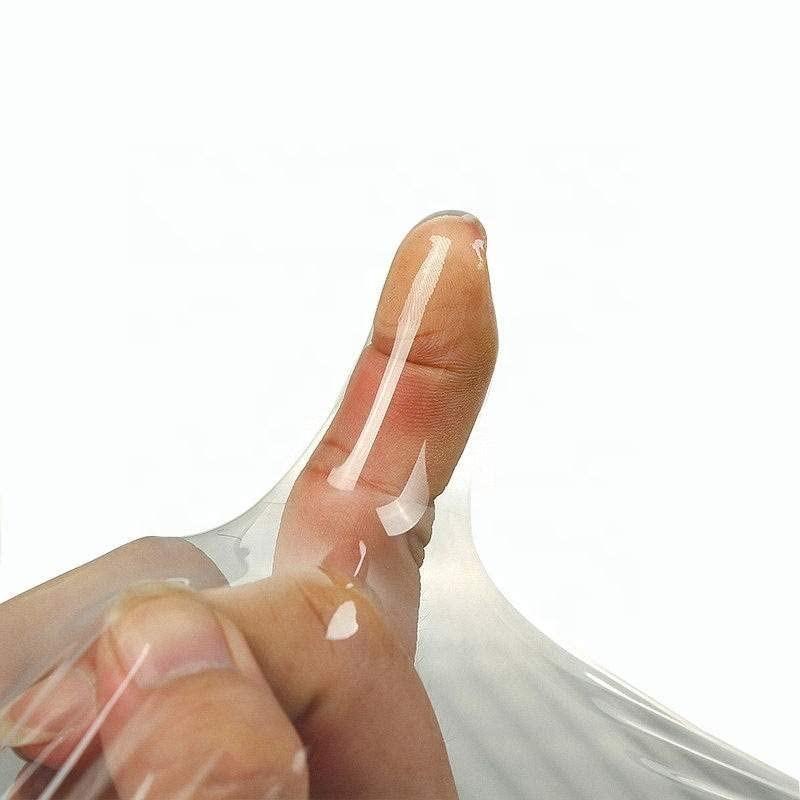 Transparent Stretch Wrap Film 5.91 Inches X 1000 Feet, Durable Self-Adhesive Plastic Pallet Packing Material, Ideal for Moving and Heavy Packaging 1 Roll