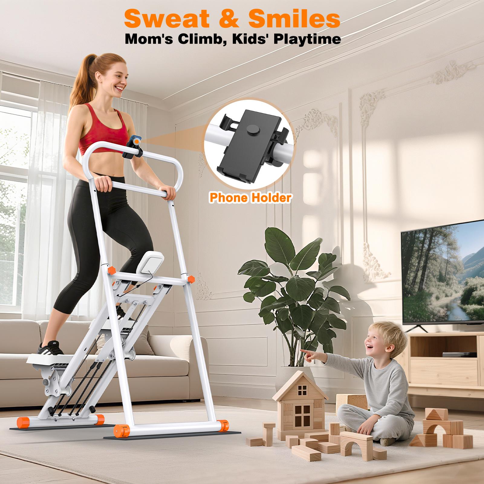 Stair Stepper for Exercise at Home, Vertical Climber for Home Gym with Adjustable Pedals & LCD Display, Maquina Para Hacer Ejercicio En Casa, Cardio Exercise Machine