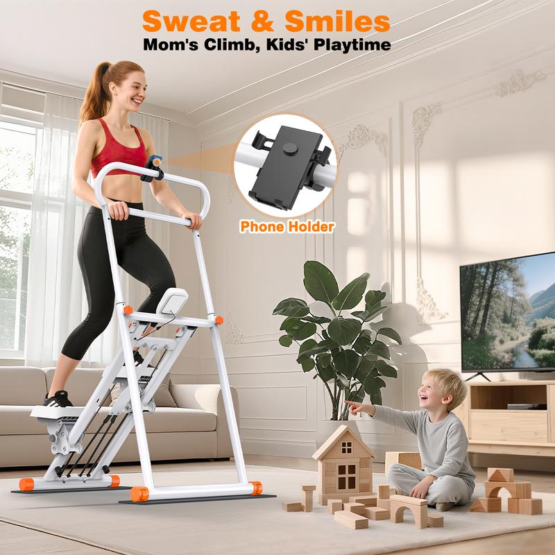 Stair Stepper for Exercise at Home, Vertical Climber for Home Gym with Adjustable Pedals & LCD Display, Maquina Para Hacer Ejercicio En Casa, Cardio Exercise Machine
