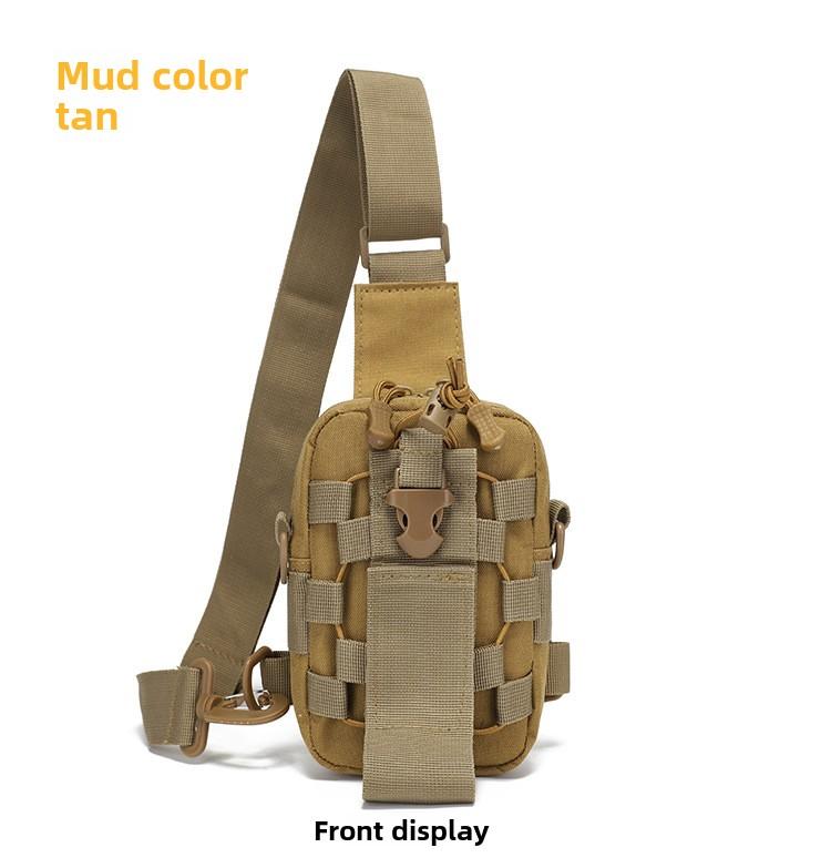 Outdoor Tactical Portable Breast Bag Multifunctional Kettle Bag Leisure Shoulder Crossbody Bag Mountaineering Cycling Travel Mobile Phone Bag