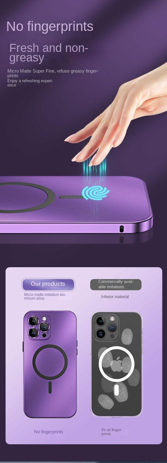 [LX]2025 Luxury Ultra Thin Original Machine Spring Fastener Protection Shell For IP16 15 14 13 12 Promax Aluminium Metal Frame With Lens Protective Magsafe Magnetic Wireless Charging Drop-Resistant Screen Protection Smartphone Cover Shockproof Phone Cases