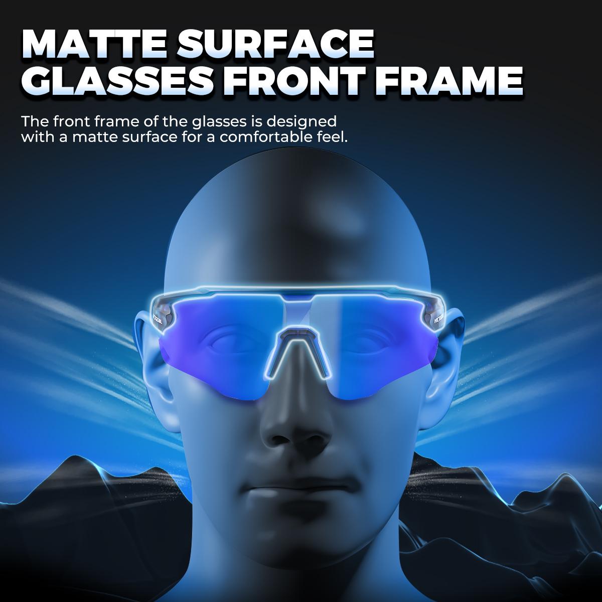 Polarized Sunglasses, 1 Count Outdoor Cycling Sports UV400 Protection Lightweight Eyewear, MTB Mountain Road Bicycle Fishing Jogging Driving Riding Glasses, Outdoor Cycling Accessories