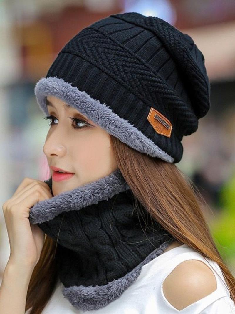 Winter Warmth Set: Knitted Hat Scarf Gloves Socks, Polyester Fabric, Hand Wash or Dry Clean, Outdoor Sports Fall Winter Wear