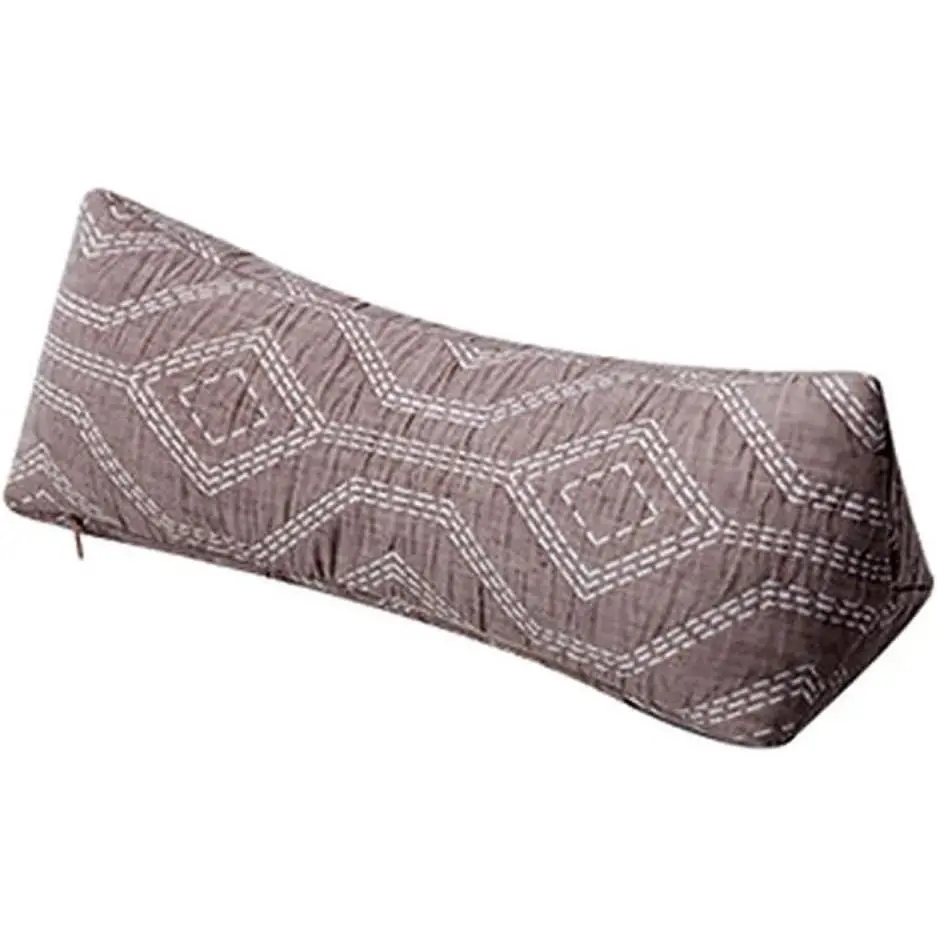Buckwheat Cervical Neck Roll Pillow, Cooling Round Bolster with Organic Buckwheat Hulls Filling for Lunch Break and Office Waist Support (Color B)Gift
