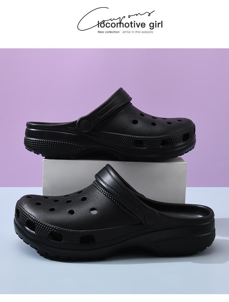 Unisex Comfortable Eva Slip-On Shoes, Lightweight Breathable Casual Footwear, Stylish Hole Shoes for Everyday Wear, Breathable Lightweight Clogs